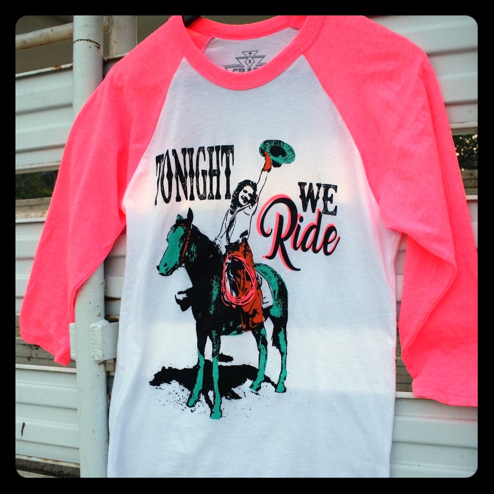 Tonight We Ride Baseball Tee